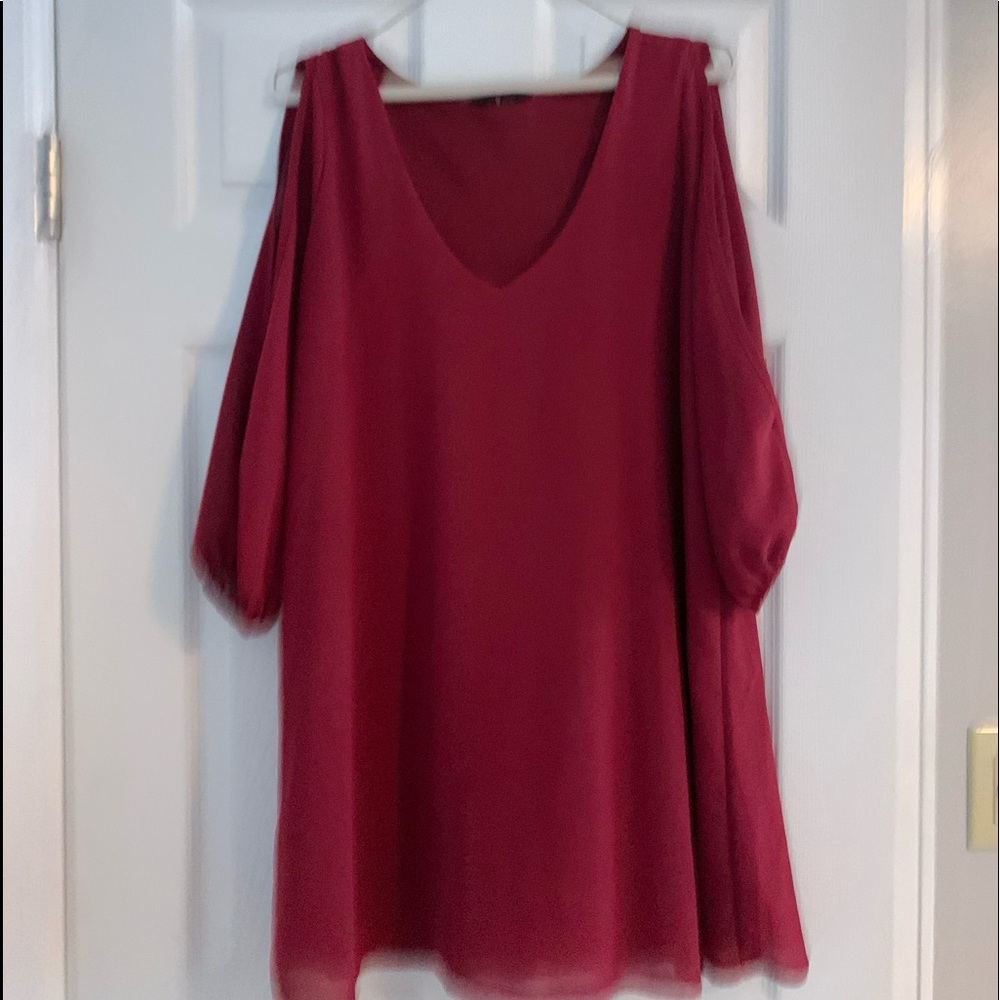 Burgundy Dress